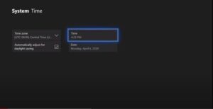 How to Change Date on Xbox One