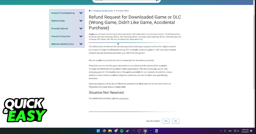 How To Get a Refund on Nintendo eShop