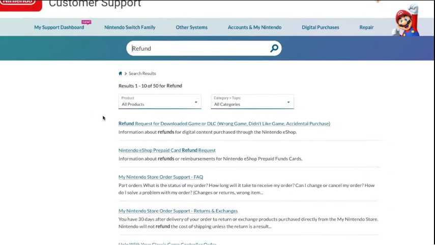 How To Get a Refund on Nintendo eShop
